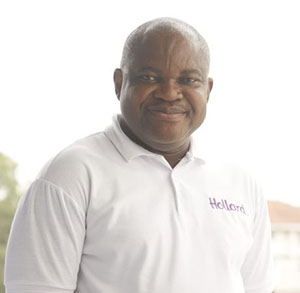 Portrait of Richard Ahulu, the Group Chief Financial Officer of Hollard Ghana Holdings