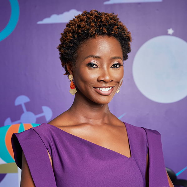 Portrait of the Group Head of Marketing and Corporate Affairs at Hollard Ghana, Cynthia Ofori-Dwumfuo