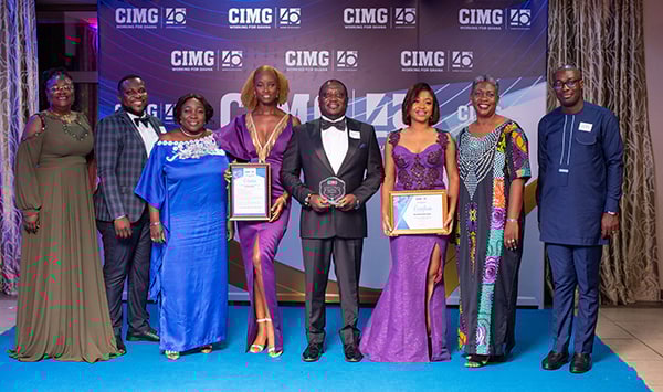 Hollard Ghana at the Chartered Institute of Marketing Ghana (CMIG) awards