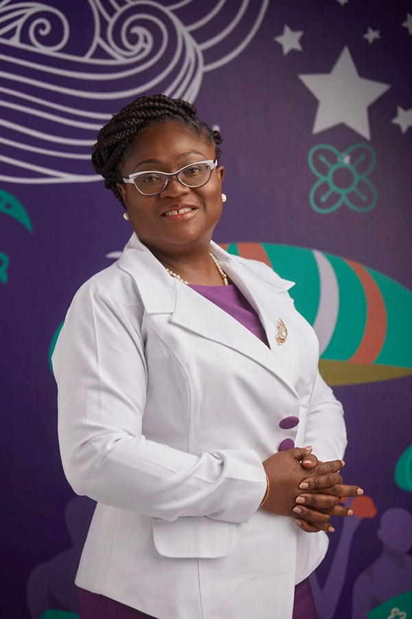 Portrait of Hollard Ghana's Group Chief Executive Officer, Patience Enyonam Akyianu