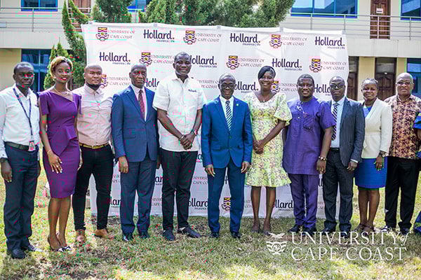 Hollard Ghana and UCC gathered together for their partnership