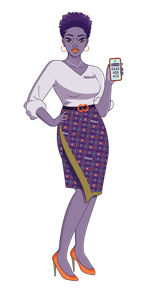 Hollard Araba chatbot character
