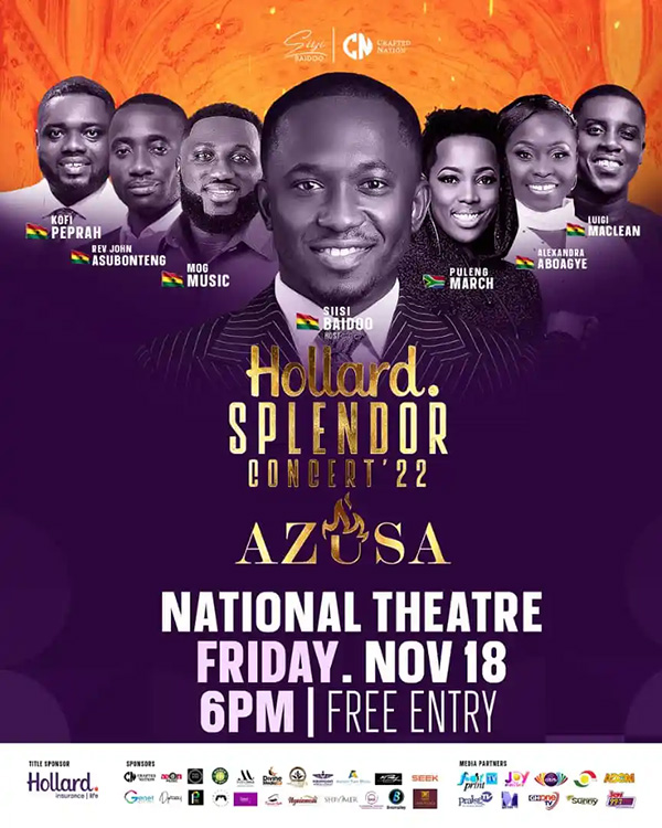 Hollard Ghana Splendor Concert 2022 banner